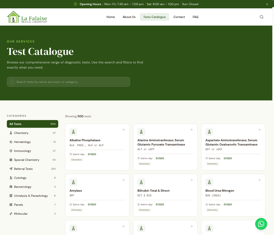 La Falaise Medical Laboratory — 3